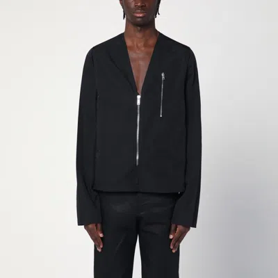 Rick Owens Black Zip Jacket