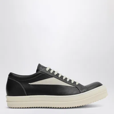 Rick Owens Black/milk White Vintage Sneakers