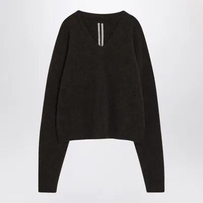 Rick Owens Brown Alpaca Blend Sweater