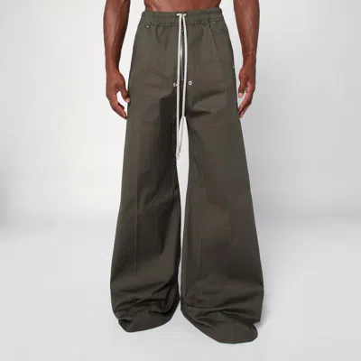 Rick Owens Dark Green Wide Bela Cotton Trousers