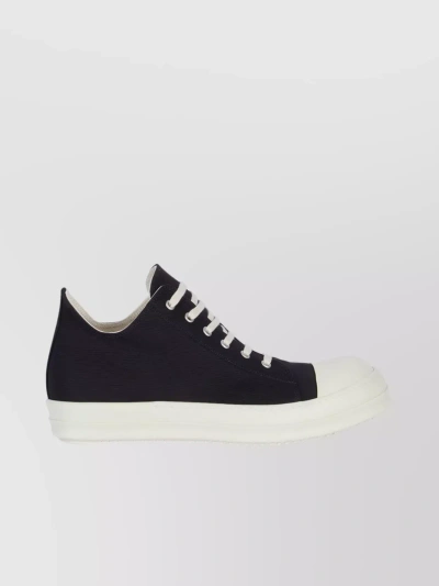 Rick Owens Drkshdw Shark-tooth Sole Low-top Sneakers In White