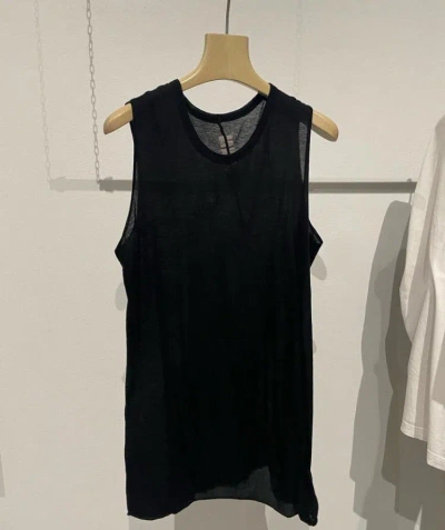 Pre-owned Rick Owens “forever” Tank Top In Black