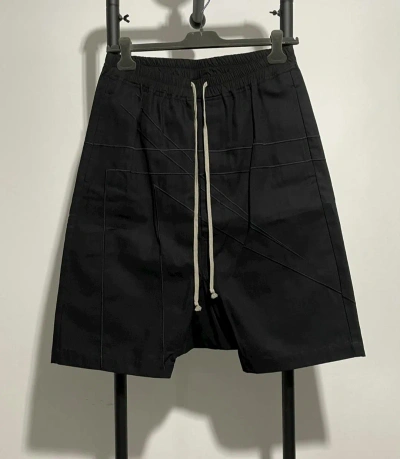 Pre-owned Rick Owens Line Shorts 2 In Black