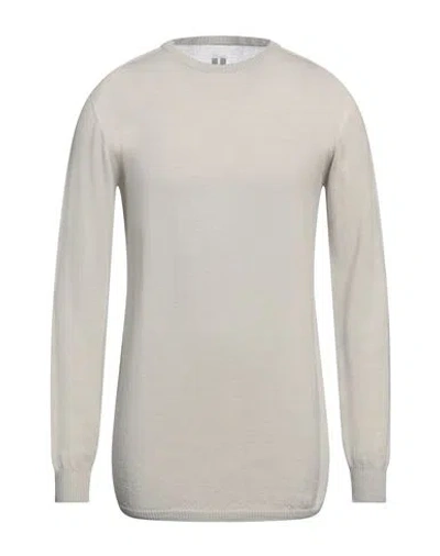 Rick Owens Man Sweater Light Grey Size Onesize Virgin Wool