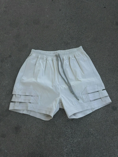 Pre-owned Rick Owens New Spartan Shorts Mainline In Cream