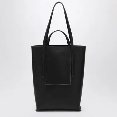 Rick Owens Rectangular Black Leather Bag