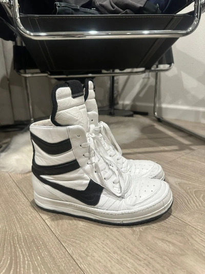 Pre-owned Rick Owens Ss08 Creatch Reverse Oreo Dunks 43 Shoes In White