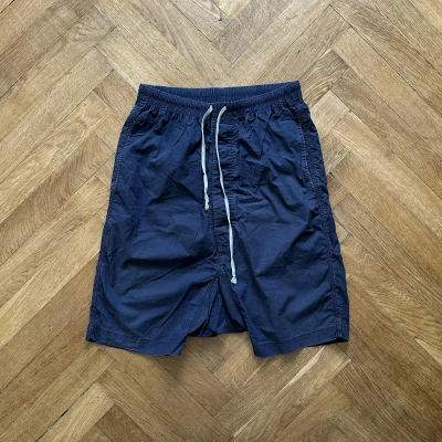 Pre-owned Rick Owens Ss18 Passport Shorts In Black