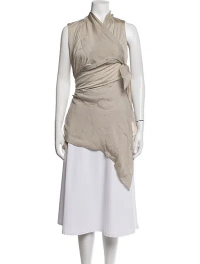 Pre-owned Rick Owens Vintage 2000's Sweater In Neutrals