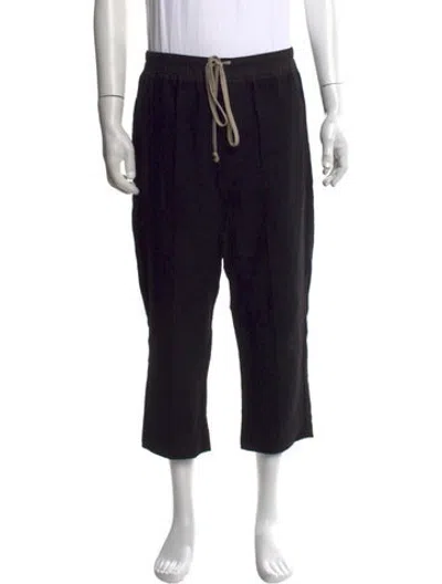 Pre-owned Rick Owens Virgin Wool Pants In Black