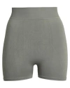 Rick Owens Woman Shorts & Bermuda Shorts Grey Size M Polyamide, Elastane