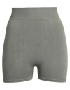 Rick Owens Woman Shorts & Bermuda Shorts Grey Size L Polyamide, Elastane