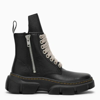 Rick Owens X Dr Martens - 1460 Jumbo Lace Boots In Black