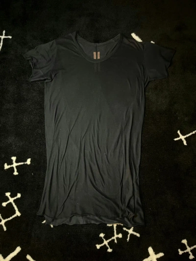Pre-owned Rick Owens X Rick Owens Drkshdw Rick Owens T-shirt Ss12 Asymmetrical In Black