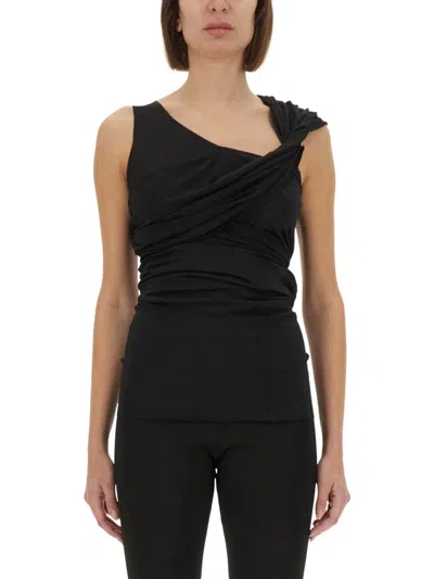 Rickowenslilies Rick Owens Lilies Top "sahara" In Black