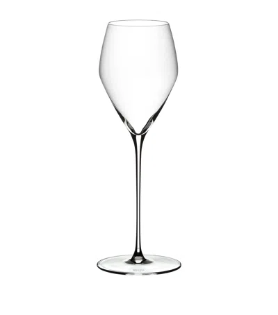 Riedel Set Of 2 Crystal Veloce Champagne Wine Glass In Transparent