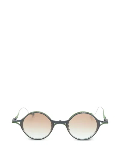 Rigards X Tva Round-frame Clip-on Glasses In Gray