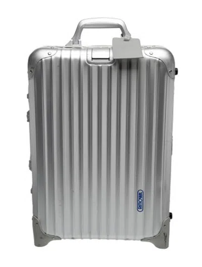 Pre-owned Rimowa Metal Suitcase In Silver
