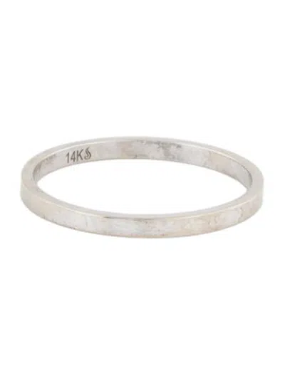 Pre-owned Ring 14k Flat Band In Multicolor