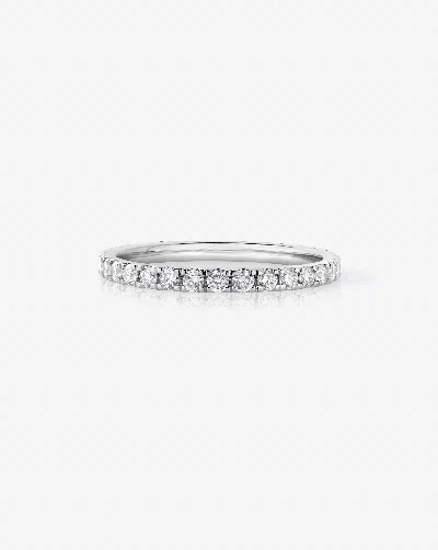 Ring Concierge 50/50 Perfect Pavé Sapphire + Lab Diamond Ring In Green