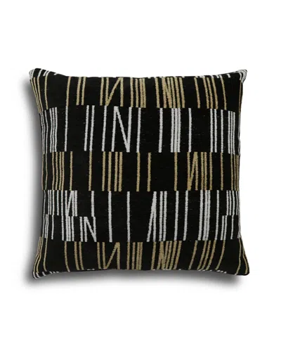 Riverbrook Home Bella Chenille Decorative Pillow, 20" X 20" In Black