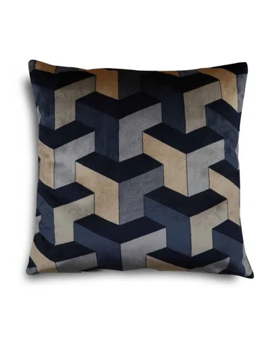 Riverbrook Home Edwin Velvet Decorative Pillow, 20" X 20" In Multi
