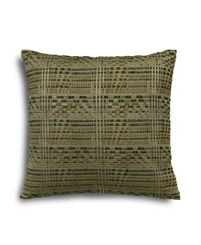 Riverbrook Home Elliot Chenille Decorative Pillow, 22" X 22" In Green