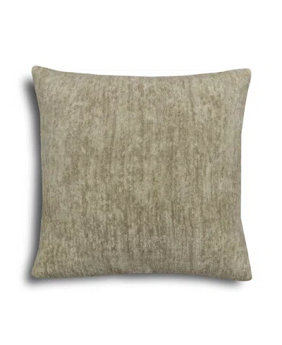 Riverbrook Home Gavin Faux Fur Decorative Pillow, 20" X 20" In Brown
