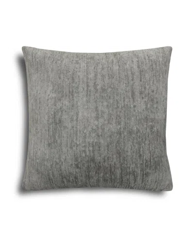 Riverbrook Home Gavin Faux Fur Decorative Pillow, 20" X 20" In Gray
