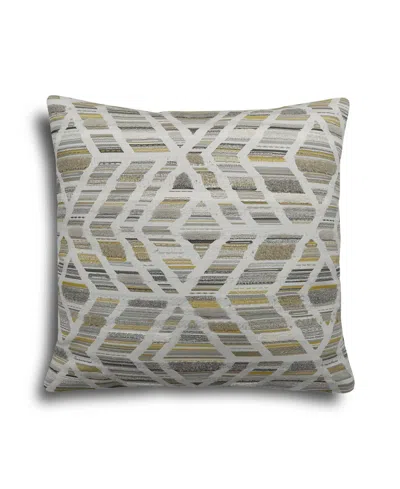 Riverbrook Home Jaxon Chenille Decorative Pillow, 20" X 20" In Gray