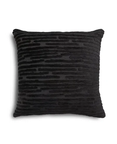 Riverbrook Home Kevin Chenille Decorative Pillow, 20" X 20" In Black