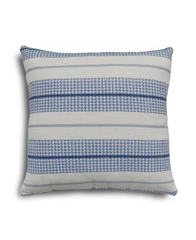 Riverbrook Home Sawyer Jacquard Decorative Pillow, 20" X 20" In Blue
