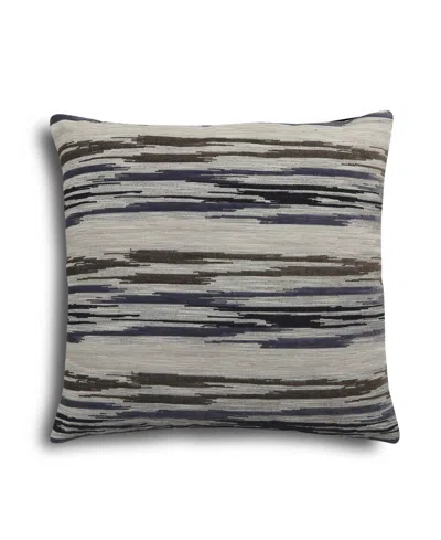 Riverbrook Home Tessa Jacquard Decorative Pillow, 20" X 20" In Gray