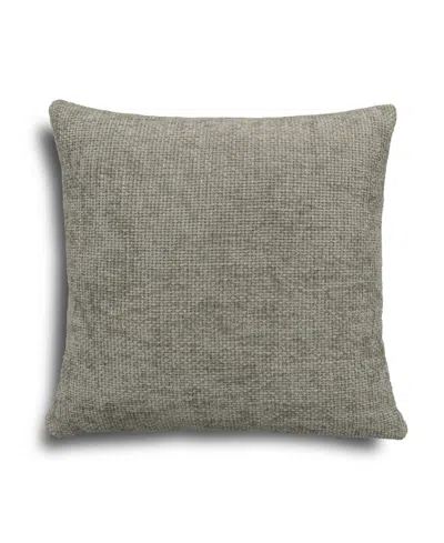 Riverbrook Home Zachary Chenille Decorative Pillow, 20" X 20" In Gray