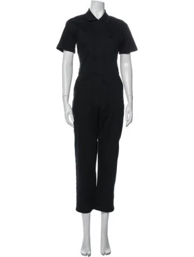 Pre-owned Rivet Utility Jumpsuit In Black