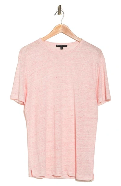 Robert Barakett Blue Hill Linen T-shirt In Pink