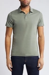 Robert Barakett Georgia Pima Cotton Polo In Mulled Basil