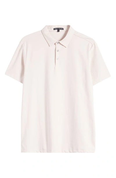 Robert Barakett Hickman Short Sleeve Polo Shirt In Pink Fog