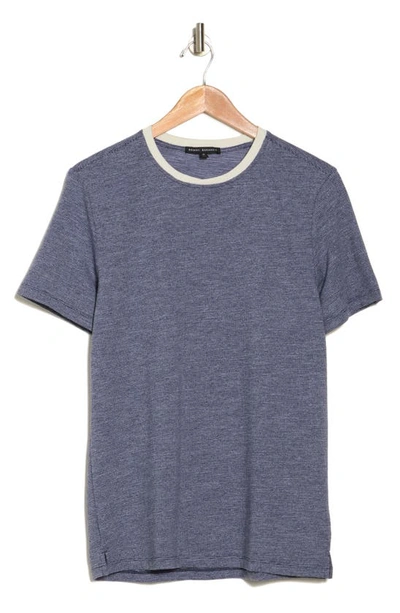 Robert Barakett Viller Crossover Crewneck T-shirt In Navy