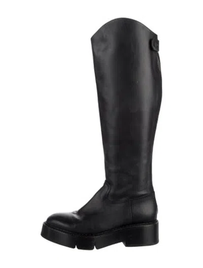 Pre-owned Robert Clergerie Leather Boots In Black