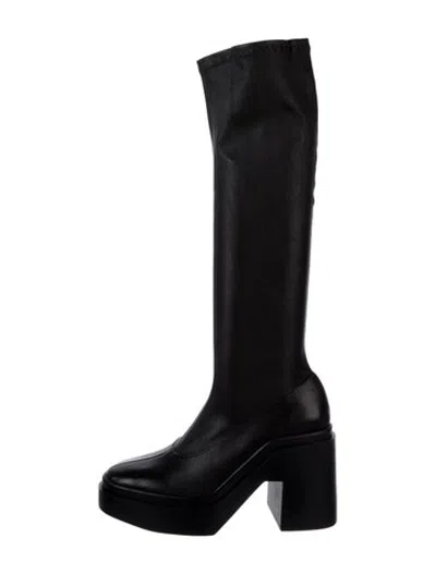 Pre-owned Robert Clergerie Leather Boots In Black