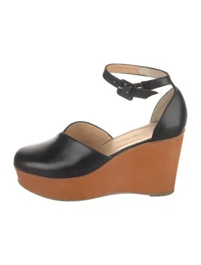 Pre-owned Robert Clergerie Leather Pumps In Black