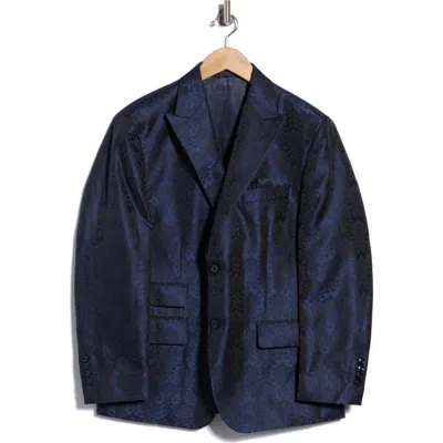 Robert Graham Paisley Jacquard Sport Coat In Blue