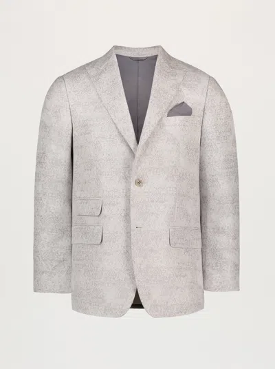 Robert Graham Rochford Blazer In Silver