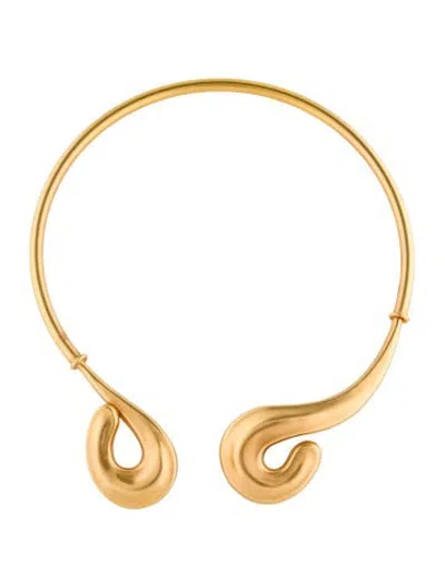 Pre-owned Robert Lee Morris Collar Necklace, 17" In Multicolor