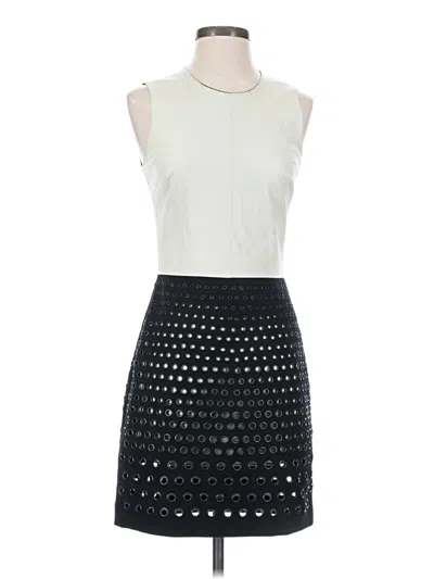 Pre-owned Robert Rodriguez Cocktail Dress In White
