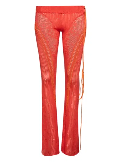 Roberta Einer Disco Trousers In Orange
