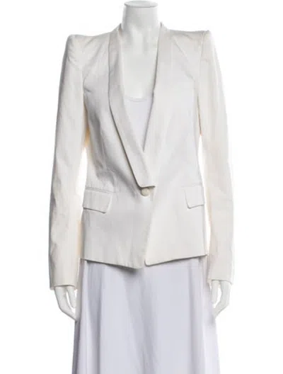 Pre-owned Roberto Cavalli 2013 Blazer In Neutrals