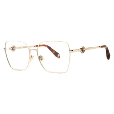 Roberto Cavalli Mini Light Gold With Color Parts Clear Demo Lenses Eyeglasses