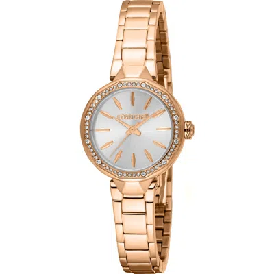 Roberto Cavalli Rosana Crystal Bezel Bracelet Watch, 26mm In Gold